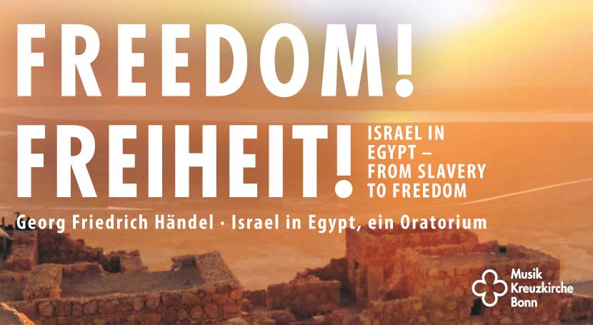 „ISRAEL IN EGYPT“ – VOX BONA IN BONN UND DRESDEN